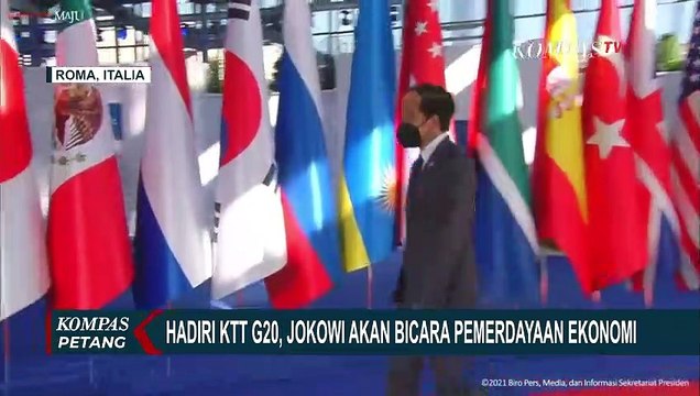 Hadiri KTT G20 Roma, Presiden Joko Widodo Akan Bahas Soal UMKM