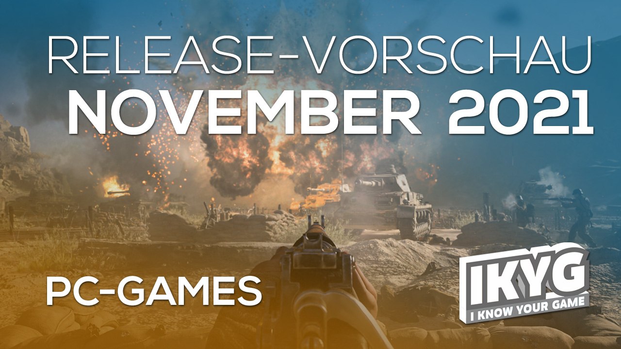 Games-release-vorschau - november 2021 - pc