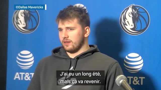 Dallas Mavericks - Doncic : J’essaie de me remettre en forme