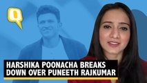 In Tears, Harshika Poonacha Bids Farewell to People's Appu, Puneeth Rajkumar