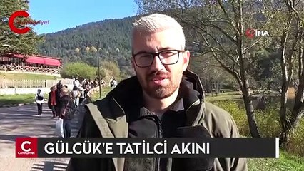 Yazdan kalma günler yaşayan Gölcük’e tatilci akını
