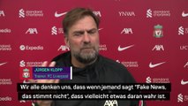 Klopp sauer: “Das sind die echten Fake News”