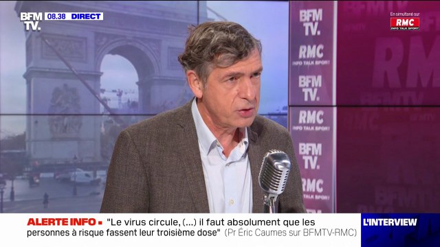 Pr Éric Caumes (AP-HP): Il n'y a pas plus de risques de se faire vacciner la 3e fois contre le Covid-19