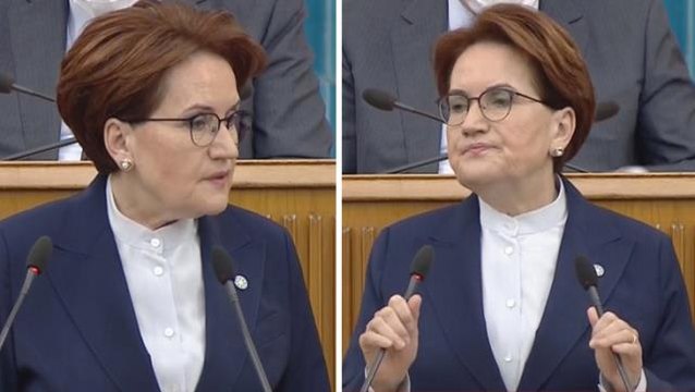 Akşener'in yüzünün şekilden şekile girdiği an! Sayın Öcalan dedi, uyarı gelince hemen özür diledi