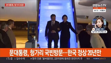 문대통령, 헝가리 정상 회동…한·비세그라드 회담