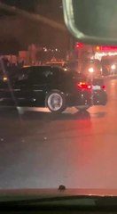 Sultanbeyli'de kırmızı ışıkta drift terörü kamerada