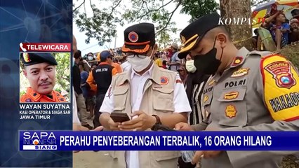 Download Video: Perahu Terbalik di Sungai Bengawan Solo, 16 Orang Hilang