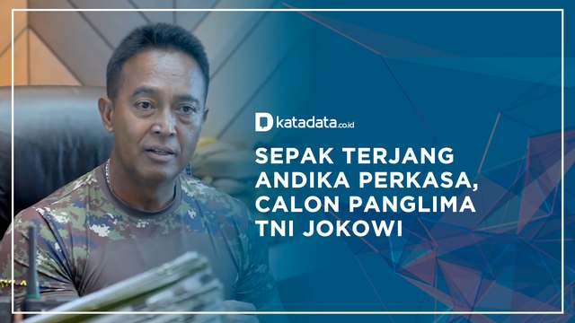 Sepak Terjang Andika Perkasa, Calon Panglima TNI Jokowi | Katadata Indonesia