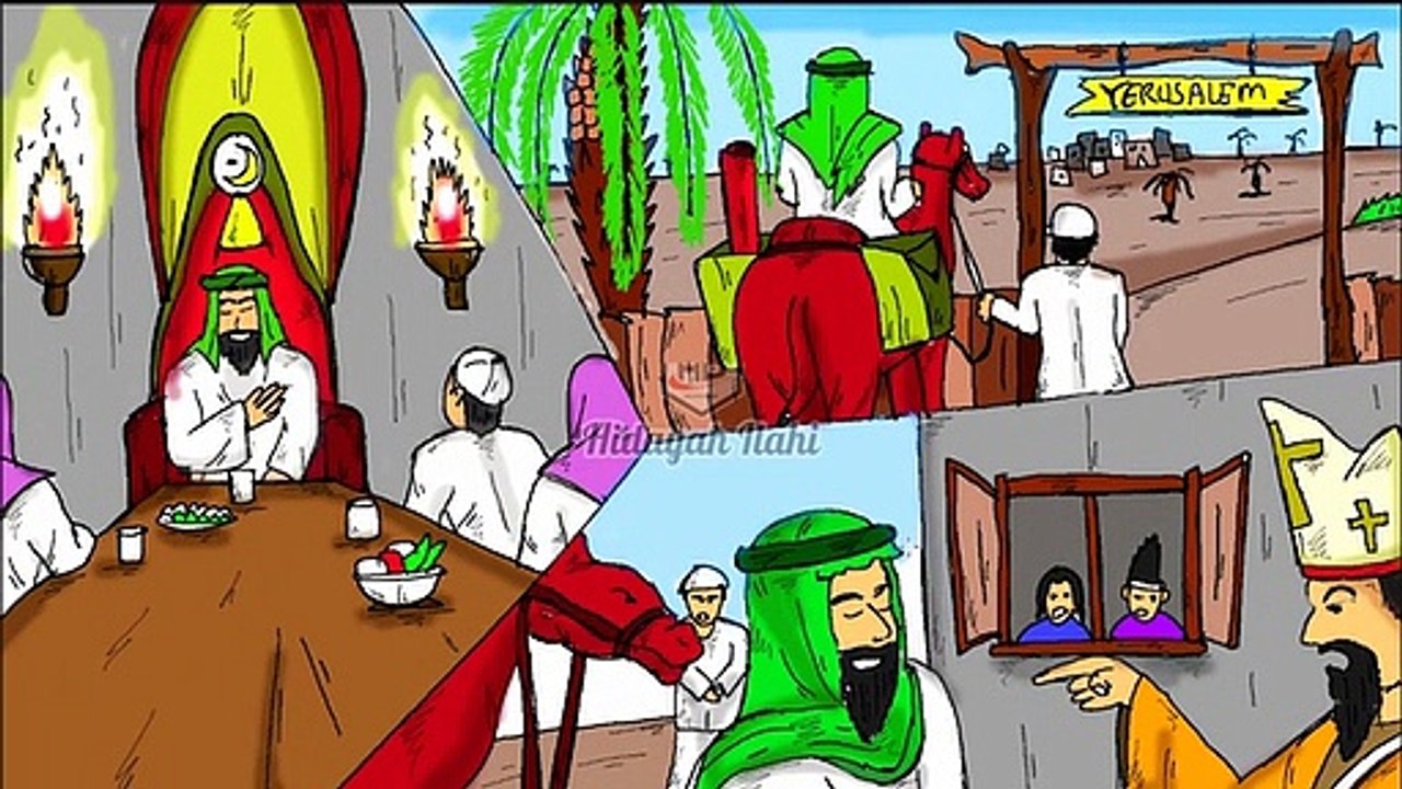 PERANG Kristen Romawi Vs Islam - Penaklukan Kota Al-Quds Yerusalem Palestina __ Kisah Nyata Islam
