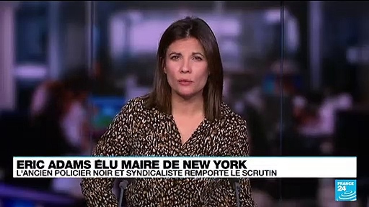 États-Unis : le démocrate Éric Adams élu maire de New York