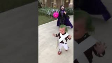 1-Year-Old Becomes Oompa Loompa for Halloween