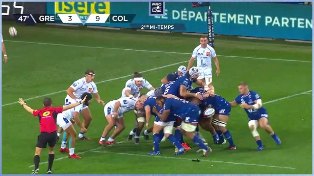 PRO D2 - Résumé FC Grenoble Rugby-Colomiers Rugby: 15-22 - J09 - Saison 2021/2022