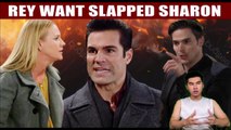 CBS Y&R Spoilers Shock Sharon deserves a slap from Rey for betraying him and protecting Adam