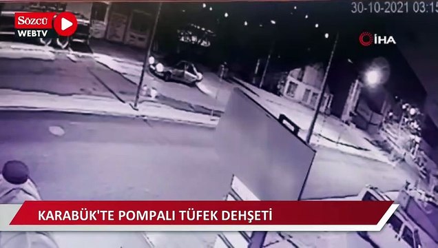 Karabük’te pompalı tüfek dehşeti