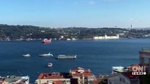 SON DAKİKA: İstanbul Boğazı'nda sürüklenen gemi kıyıya metreler kala durdu