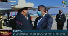 FTS 12:30 30-10: President of Peru in Bolivia to strengthen bilateral relations