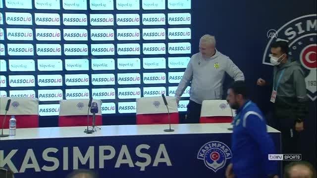 Kasımpaşa-Öznur Kablo Yeni Malatyaspor maçının ardından