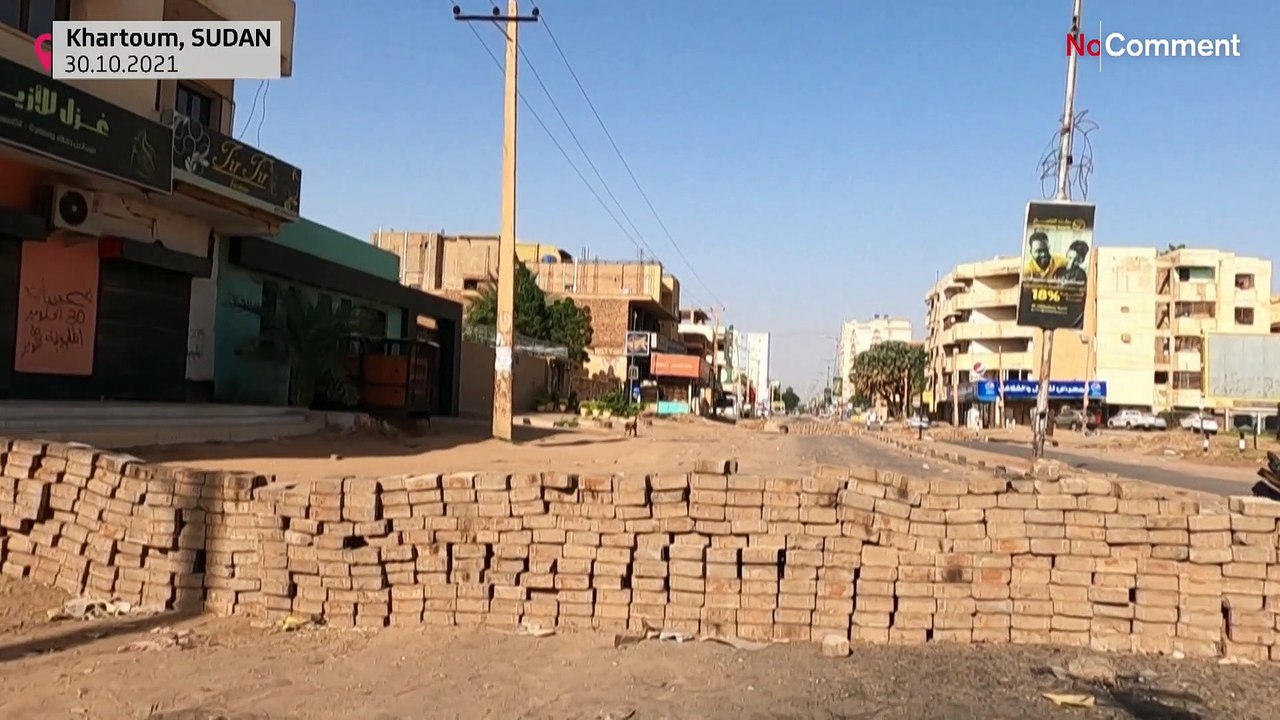 Soudan les rues vides de Khartoum avant des manifestations contre le