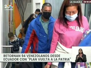 Télécharger la video: Entérate | 94 venezolanos retornan desde Ecuador al país con el Plan Vuelta a la Patria