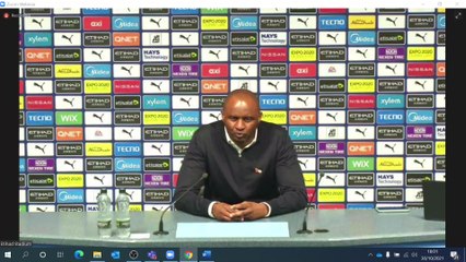 Palace boss Vieira post 2-0 win over Man City