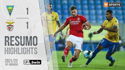 Highlights: Estoril Praia 1-1 Benfica (Liga 21/22 #10)