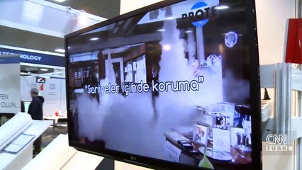 Alarm sistemi hırsızı etkisiz hale getiriyor