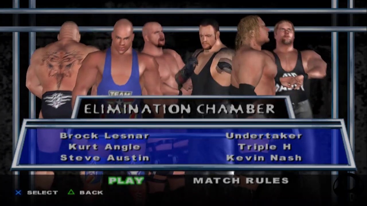 Here Comes the Pain Brock Lesnar vs Kurt Angle vs Steve Austin vs Undertaker vs HHH vs Kevin Nash