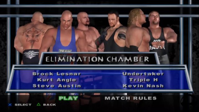 Here Comes the Pain Brock Lesnar vs Kurt Angle vs Steve Austin vs Undertaker vs HHH vs Kevin Nash
