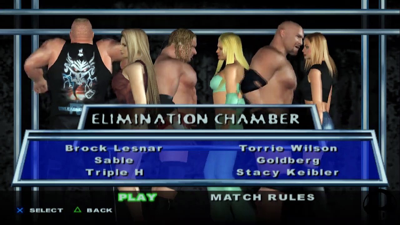 Here Comes the Pain Brock Lesnar vs Sable vs Triple H vs Torrie Wilson vs Goldberg vs Stacy Keibler