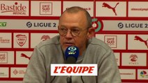 Plancque : «Le scénario n'a pas été favorable» - Foot - L2 - Nîmes