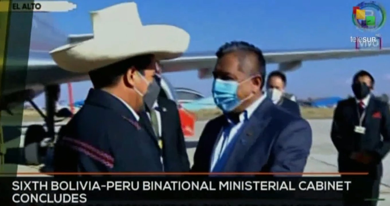 FTS 16:30 30-10: Bilateral meeting between the nations of Bolivia and Peru concludes