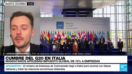 Lorenzo Maggiorelli: "El impuesto a las multinacionales es un paso en la multilateralidad"