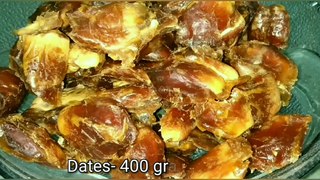 Khajur Dry Fruit Burfi - Khajur Roll Recipe - Khajur Burfi Recipe - Burfi