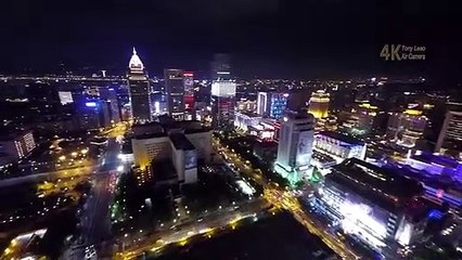 Taiwan Taipei - Night Scene 4K