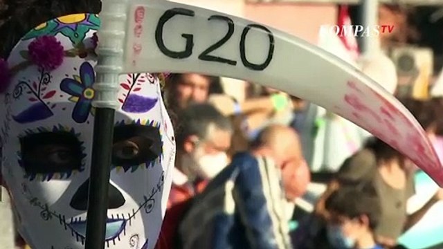 Aksi Protes Ribuan Aktivis Warnai KTT G20 di Roma