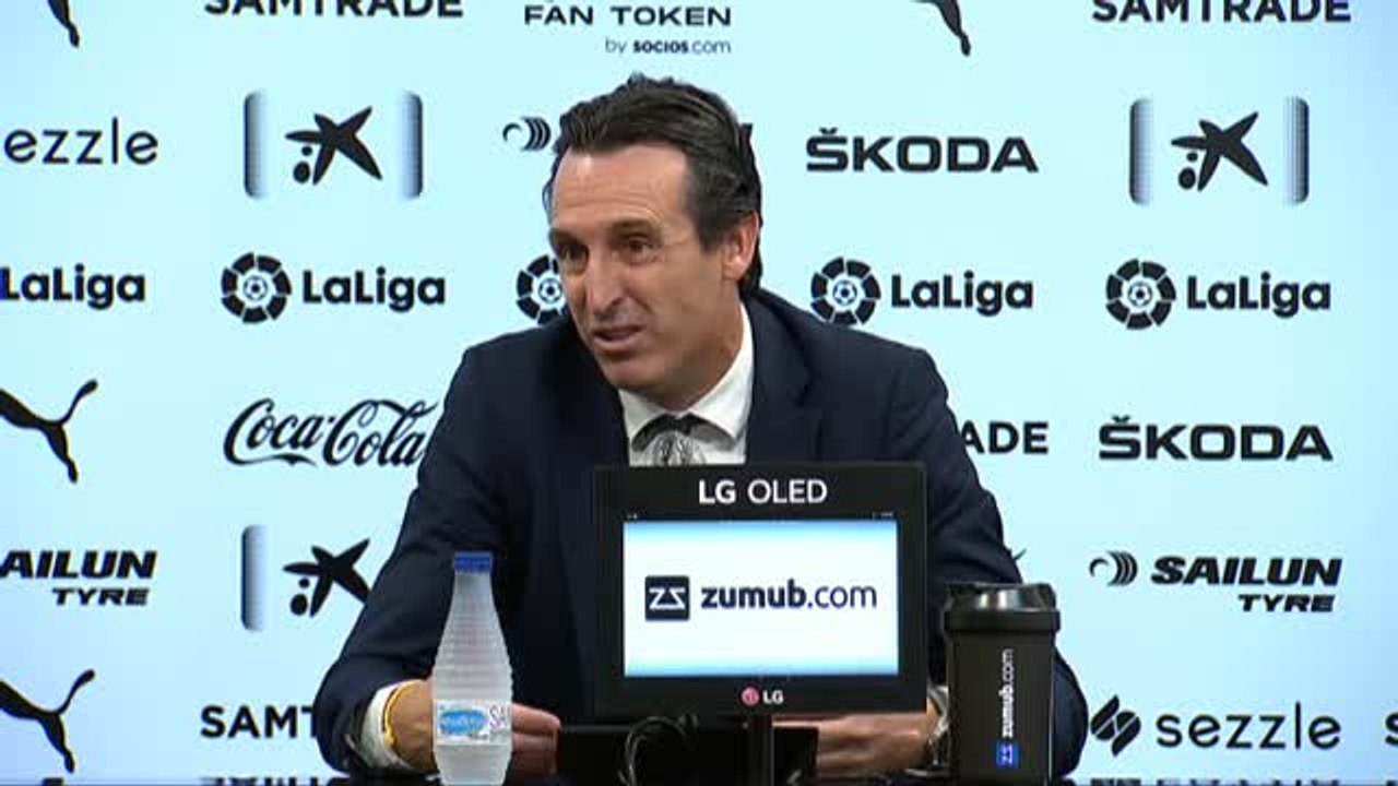 Emery: "Si el equipo contrario no quiere bailar, es difícil bailar"