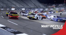 Ty Gibbs spins out front at Martinsville, collects Harrison Burton
