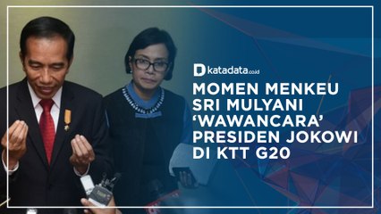 Eksklusif! Momen Menkeu Sri Mulyani 'Wawancara' Presiden Jokowi di KTT G20 I Katadata Indonesia