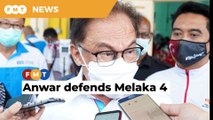 Unlike Sheraton Move betrayal, Melaka 4 wanted to return people’s trust to PH, says Anwar