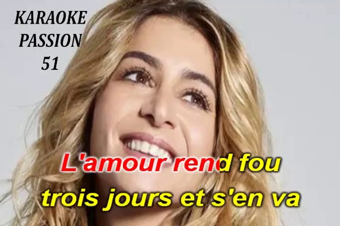 KARAOKE Julie Zenatti - Paisiblement fou