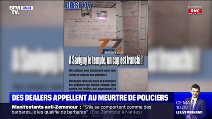 Seine-et-Marne: des graffitis proposent des primes pour le meurtre de policiers