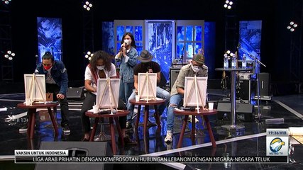 Vaksin Slank untuk Indonesia – Keseruan Slank dan Eva Alicia Pelukis Muda Peraih Rekor Muri dalam Melukis