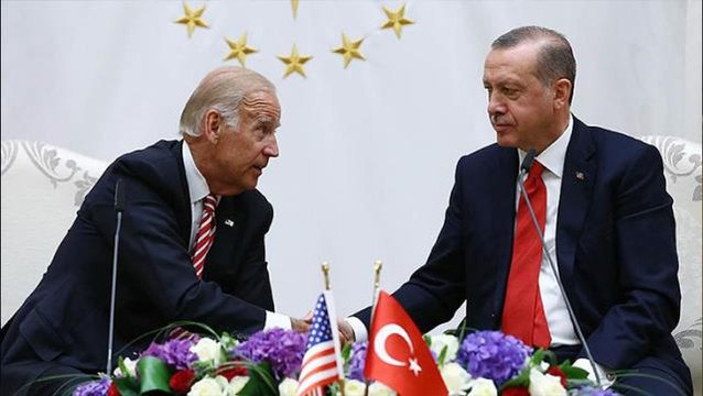 Son Dakika: Cumhurbaşkanı Recep Tayyip Erdoğan ile ABD Başkanı Joe Biden arasındaki görüşme başladı