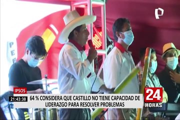 Los 90 días de Castillo: 64% de la población consideró que el mandatario no tiene la capacidad de liderazgo