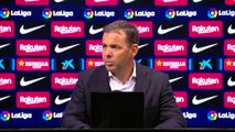 Calleja, tras el empate ante el Barça: 