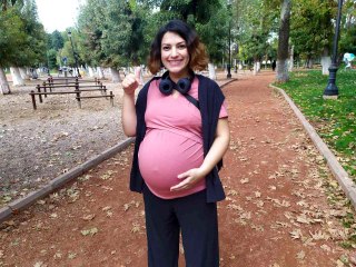 Son dakika haberi... Doğumuna günler kala yardıma muhtaç çocuklar için 10 kilometre yürüdü