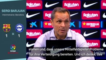 Barjuan ärgert sich über "bitteres Remis"