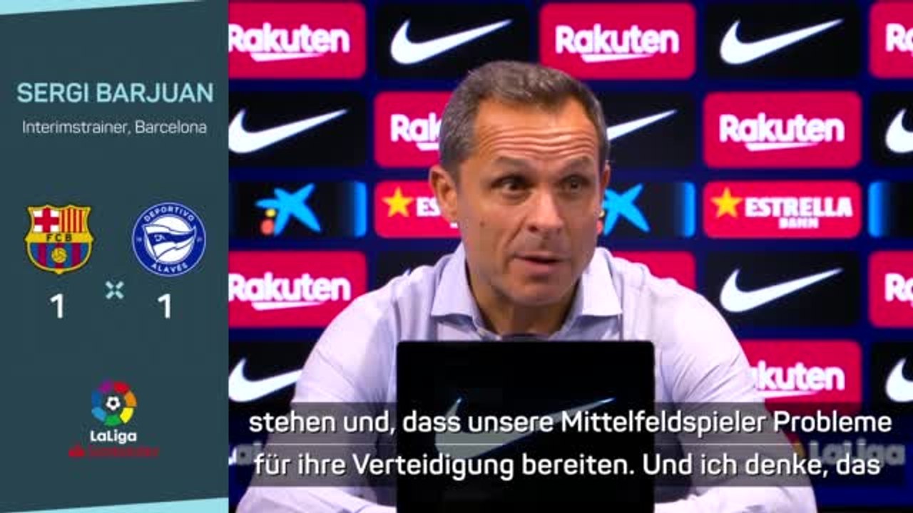 Barjuan ärgert sich über 'bitteres Remis'