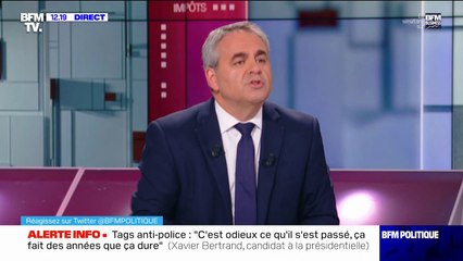 Xavier Bertrand: "En tant que président de la République, je dénoncerai les accords du Touquet"