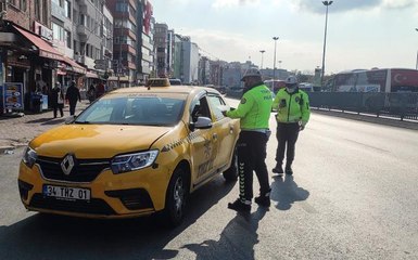 Taksicilere yönelik denetimler sürüyor